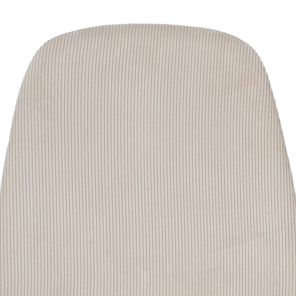Pack de 4 Sillas de Pana Crema Xalven - Diseño Moderno y Confort Ergonomico para Salón - Imagen 5