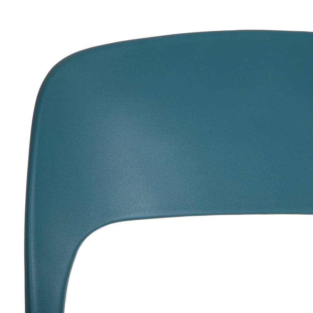 Pack de 4 Sillas de Polipropileno Azul Emma - Diseño Moderno, Apilables y Ergonómicas para Hogar y Eventos - Imagen 6
