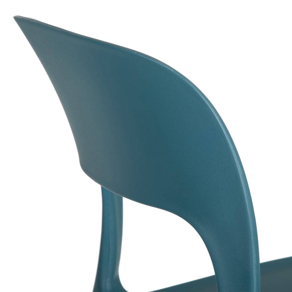 Pack de 4 Sillas de Polipropileno Azul Emma - Diseño Moderno, Apilables y Ergonómicas para Hogar y Eventos - Imagen 7