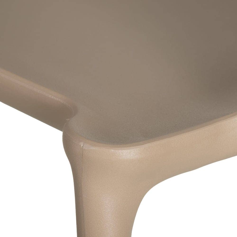 Pack de 4 Sillas de Polipropileno Beige Sam - Diseño Apilable y Ergonómico para Hogar y Catering - Imagen 6
