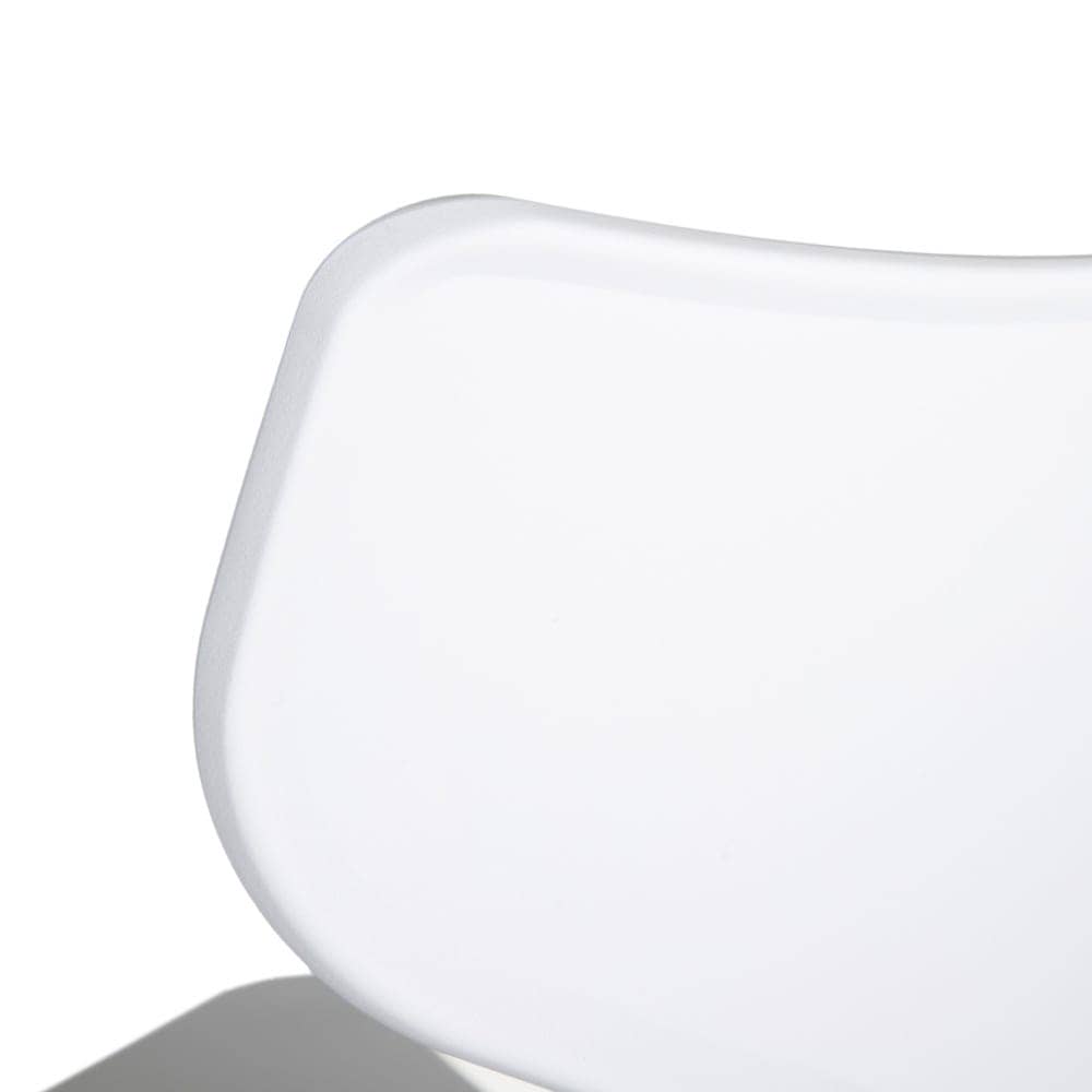 Pack de 4 Sillas de Polipropileno Blanca Sam - Diseño Apilable y Moderno para Interiores y Exteriores, Comodidad y Estilo Atemporal - Imagen 5