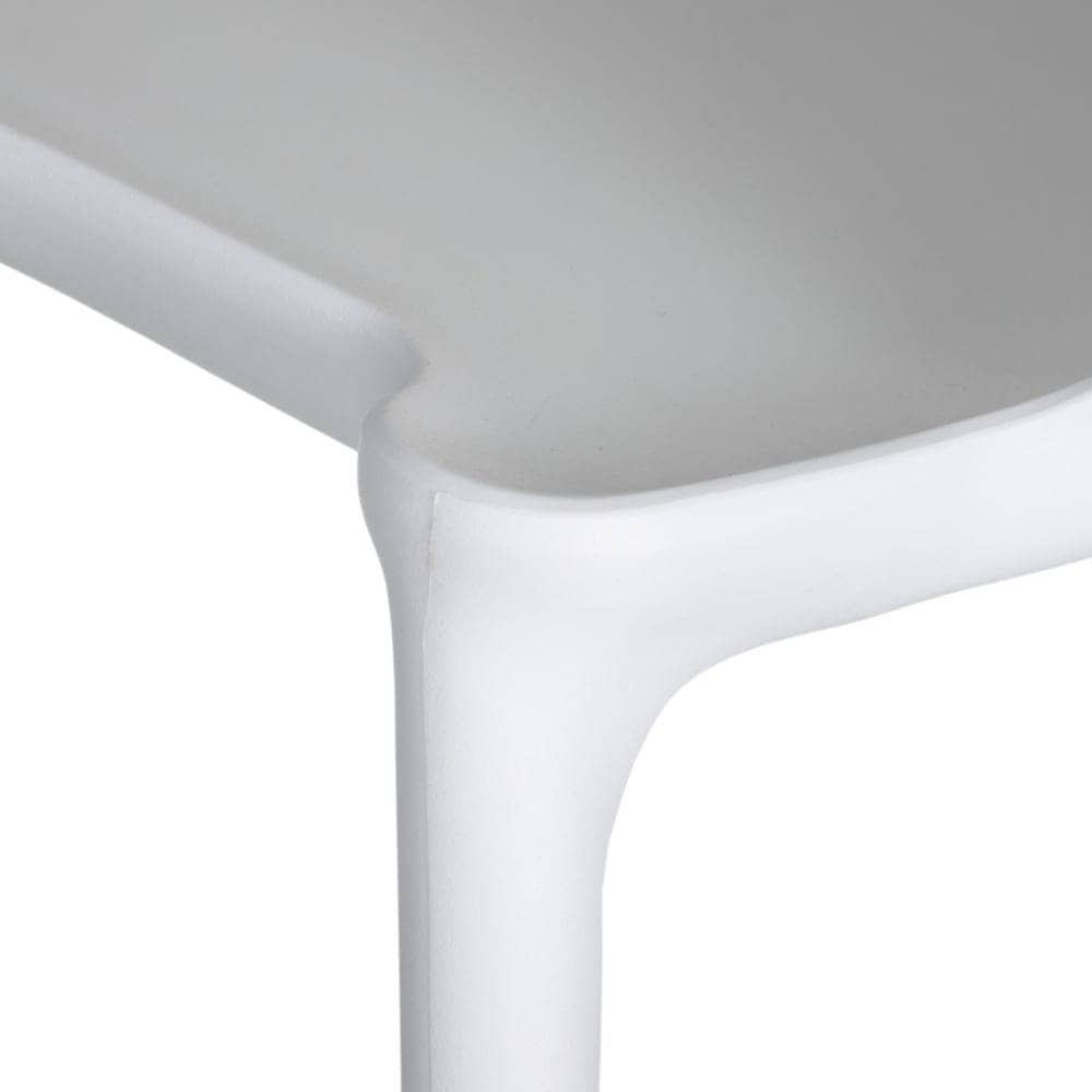 Pack de 4 Sillas de Polipropileno Blanca Sam - Diseño Apilable y Moderno para Interiores y Exteriores, Comodidad y Estilo Atemporal - Imagen 6