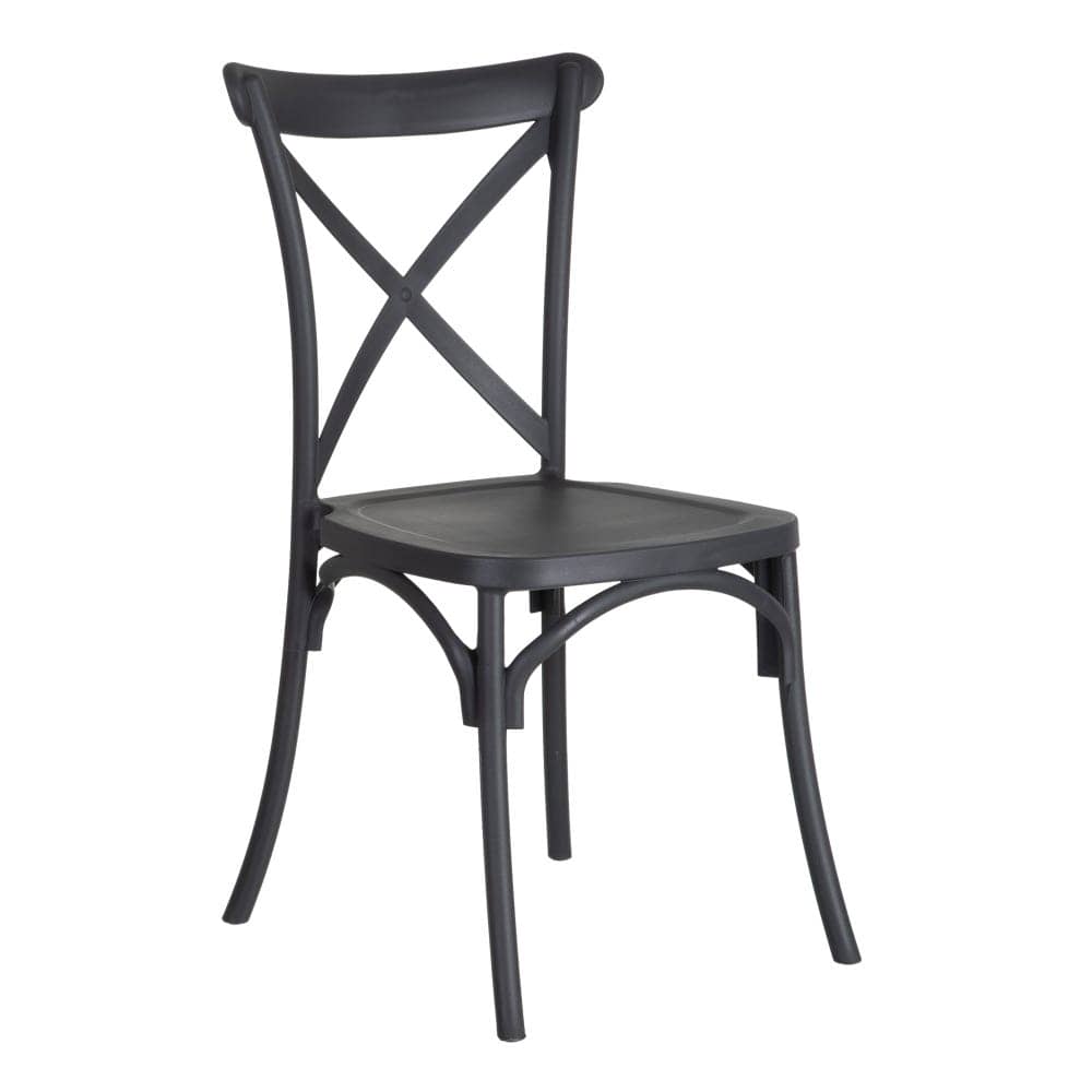 Pack de 4 Sillas Claire de Polipropileno Gris Oscuro - Diseño Clásico, Apilables y Ergonómicas para Hogar y Negocios - Imagen 2