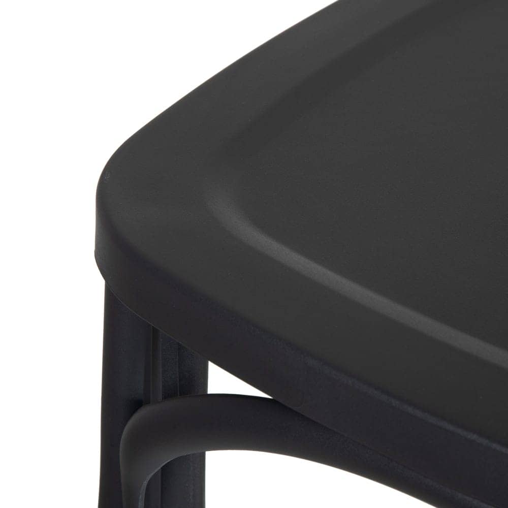 Pack de 4 Sillas Claire de Polipropileno Gris Oscuro - Diseño Clásico, Apilables y Ergonómicas para Hogar y Negocios - Imagen 7