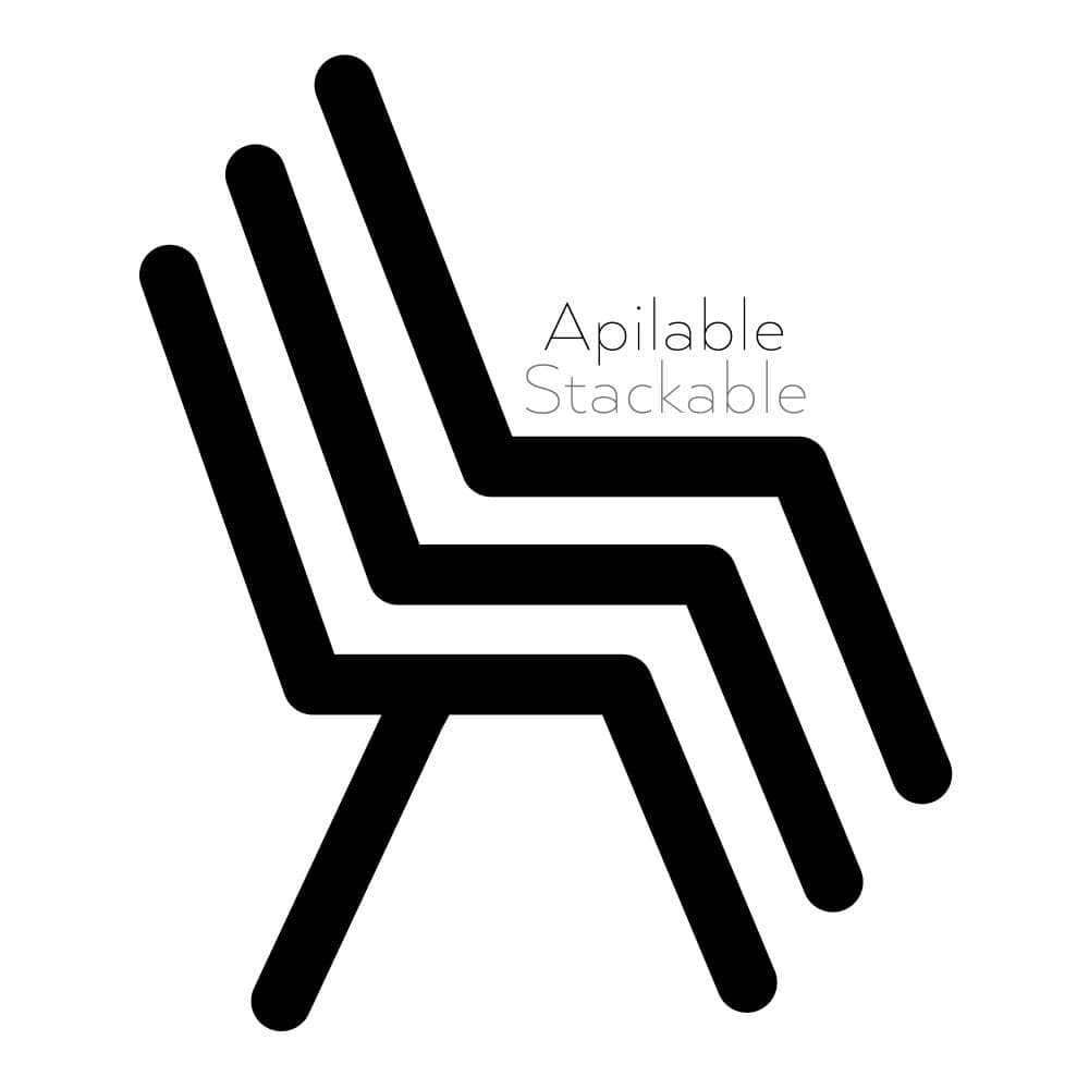 Pack de 4 Sillas Claire de Polipropileno Gris Oscuro - Diseño Clásico, Apilables y Ergonómicas para Hogar y Negocios - Imagen 9