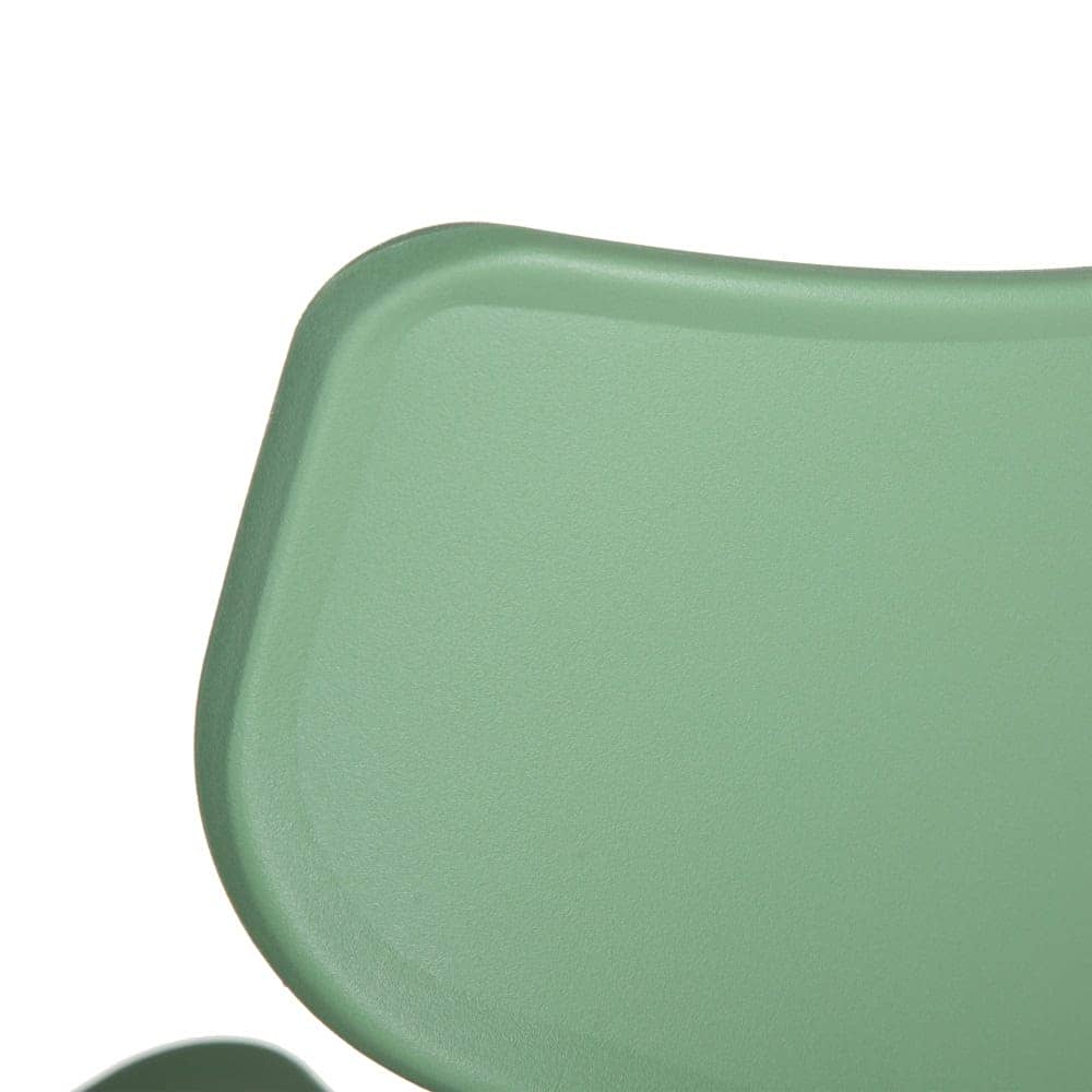 Pack de 4 Sillas de Polipropileno Verde Menta Sam - Diseño Moderno, Apilables y Ergonómicas para Hogar y Oficina - Imagen 5