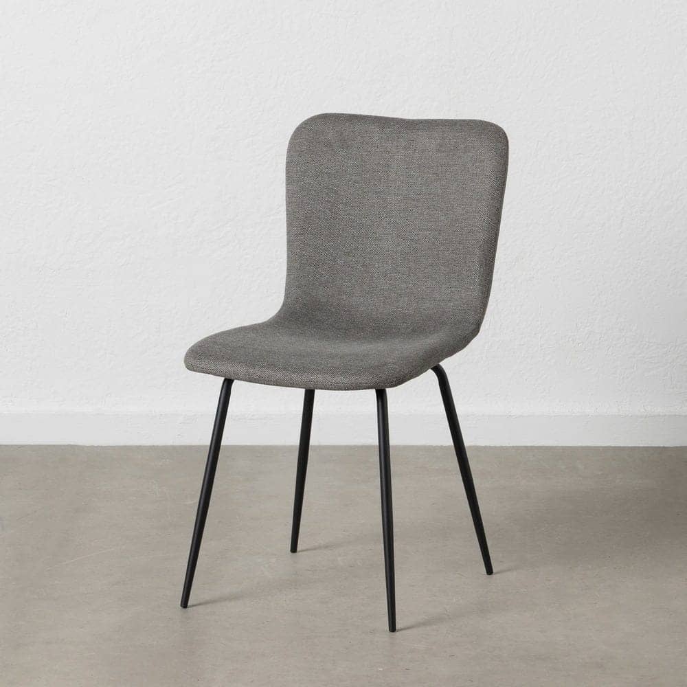 Pack de 4 Sillas Carson Gris de Tela y Metal - Elegancia y Comodidad para Hogar y Oficina, Diseño Ergonómico y Resistente - Imagen 12