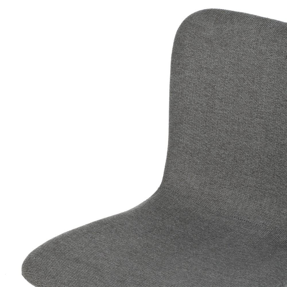 Pack de 4 Sillas Carson Gris de Tela y Metal - Elegancia y Comodidad para Hogar y Oficina, Diseño Ergonómico y Resistente - Imagen 6
