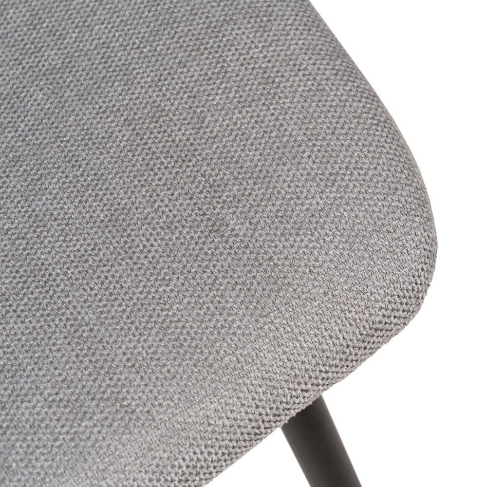 Pack de 4 Sillas Cody Gris Tela y Metal para Salón - Diseño Ergonómico y Moderno, 87 cm de Altura, Comodidad y Estilo para tu Comedor - Imagen 8