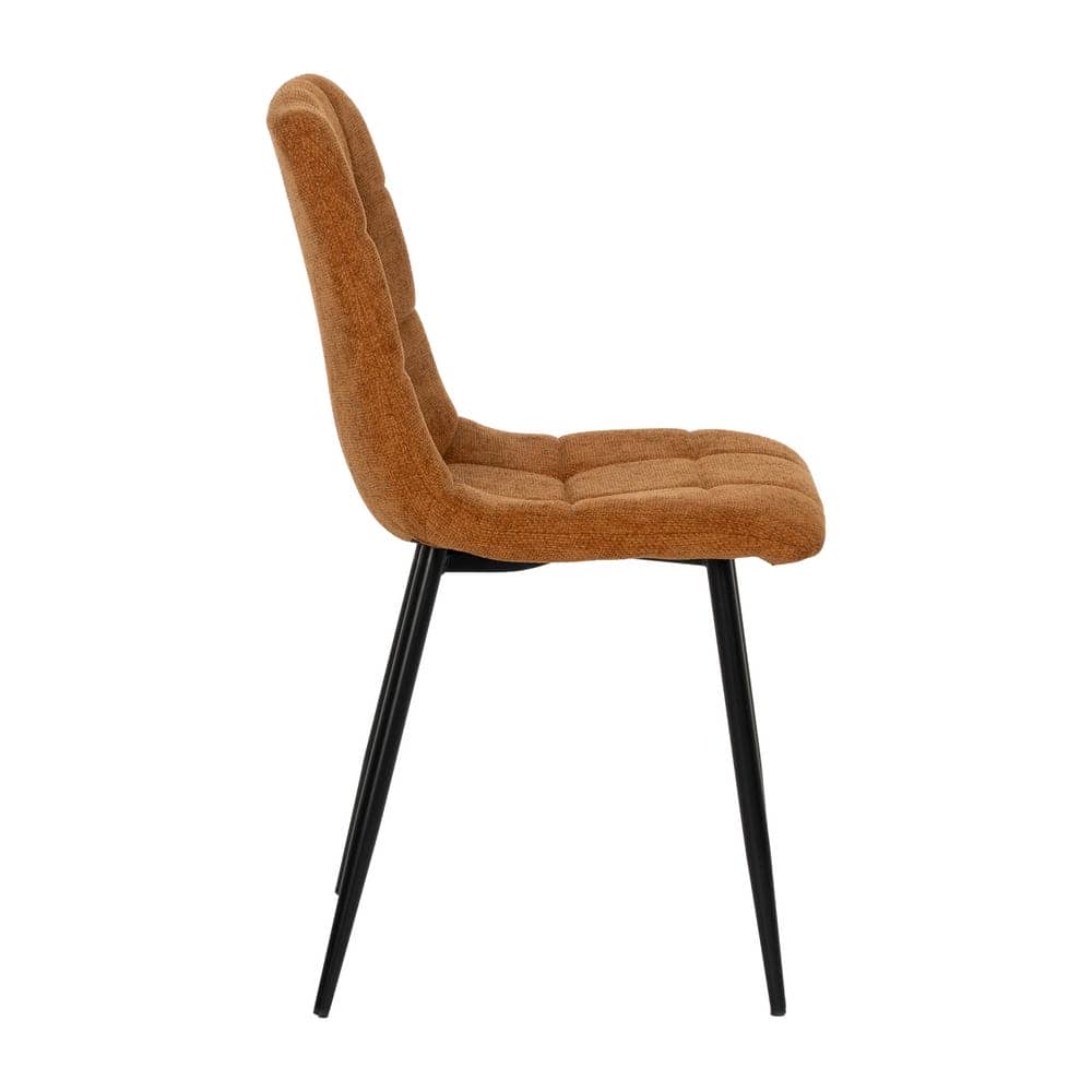 Pack de 4 Sillas Marrón Magnus con Patas de Metal - Diseño Ergonómico y Resistente para Contract y Hogar, 89 cm - Imagen 3