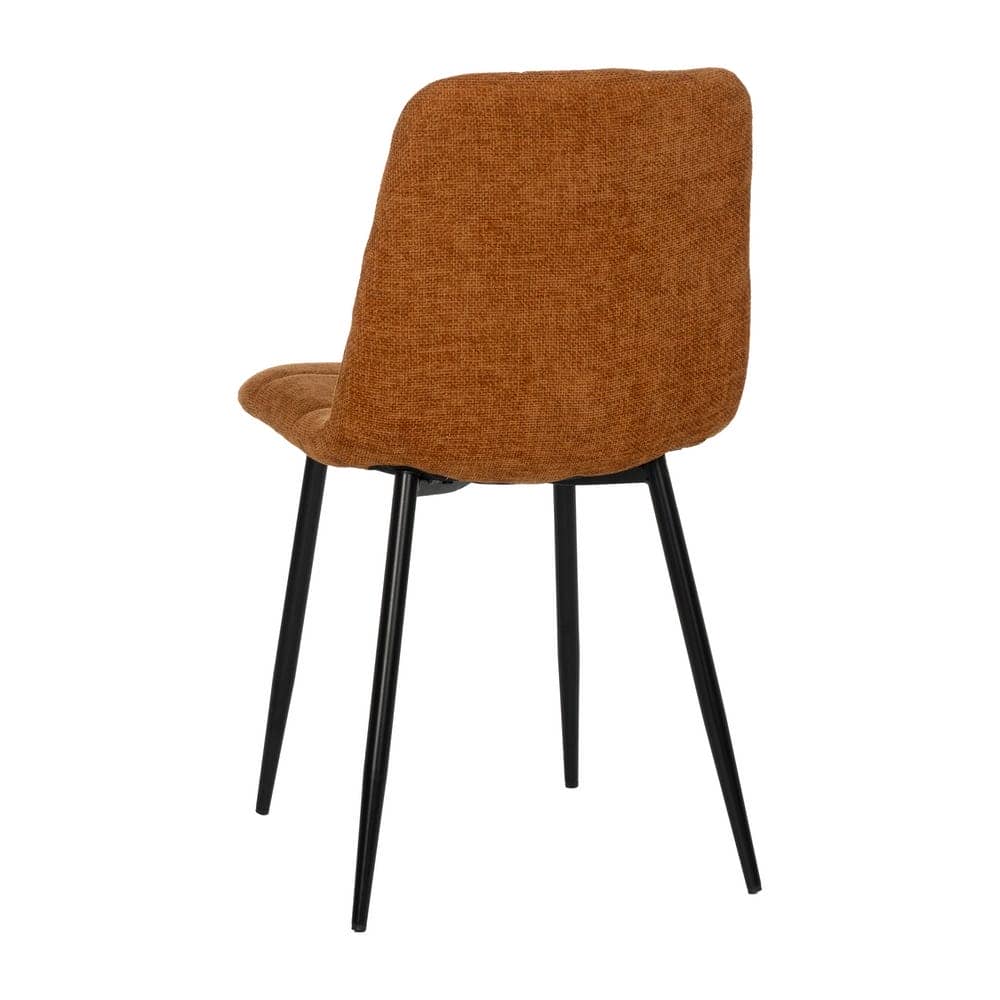 Pack de 4 Sillas Marrón Magnus con Patas de Metal - Diseño Ergonómico y Resistente para Contract y Hogar, 89 cm - Imagen 4