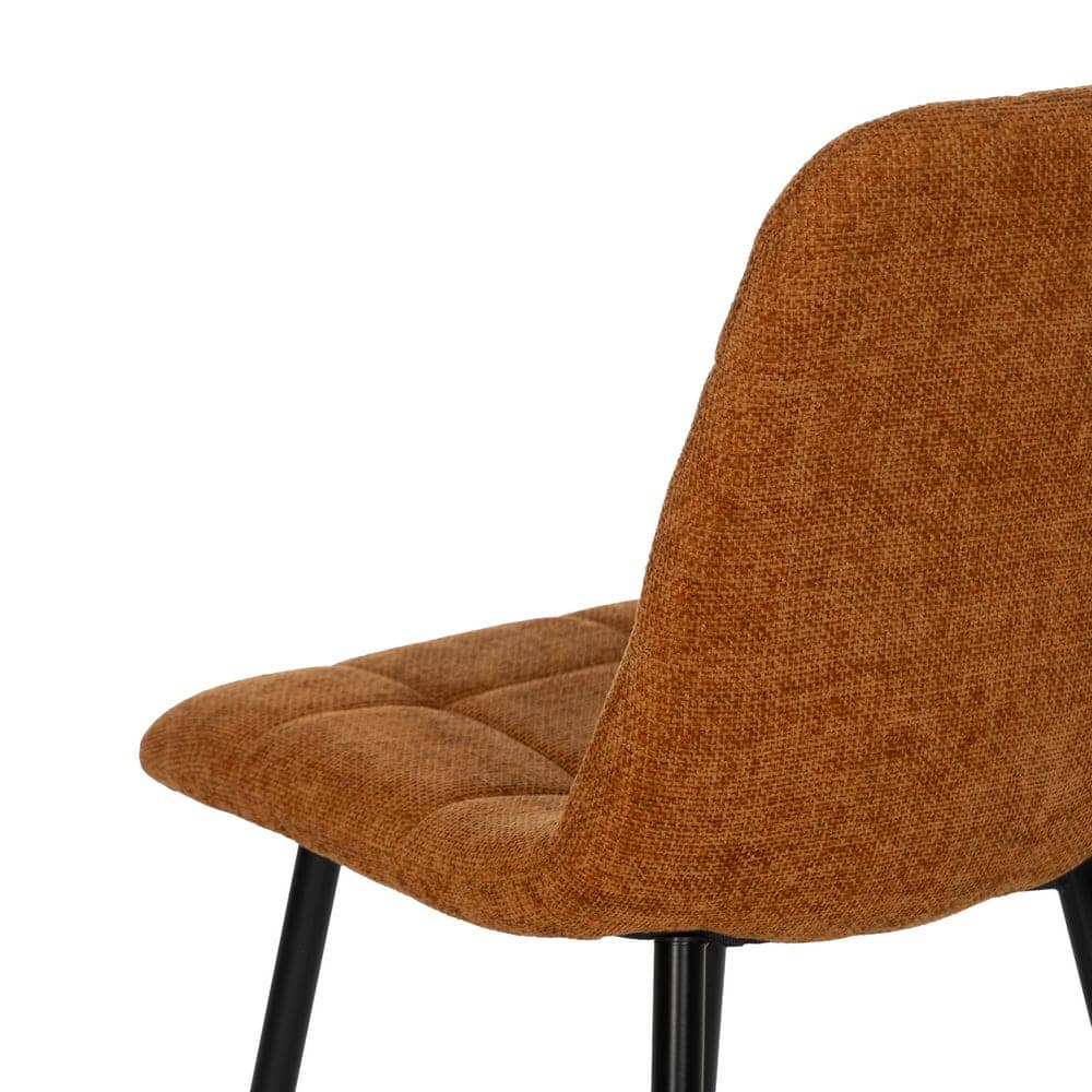 Pack de 4 Sillas Marrón Magnus con Patas de Metal - Diseño Ergonómico y Resistente para Contract y Hogar, 89 cm - Imagen 8