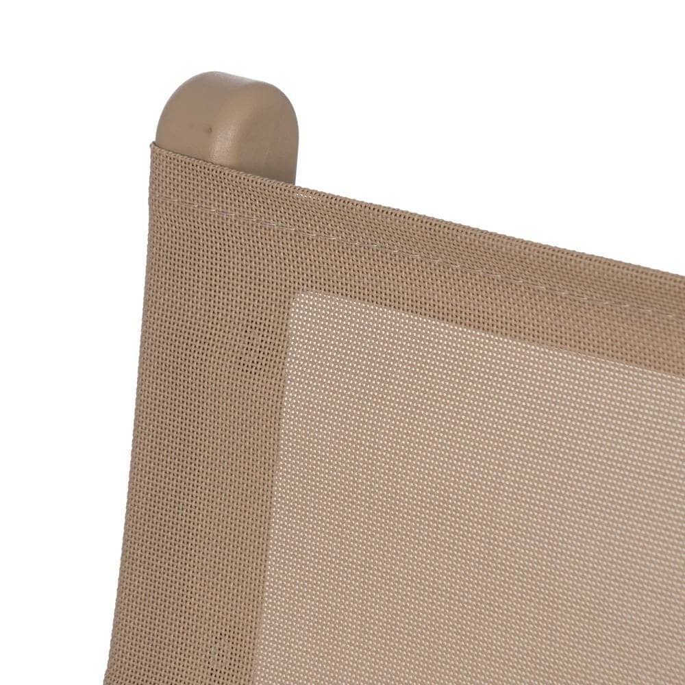 Pack de 4 Sillas Plegables Beige Belmar en Polipropileno - Diseño Compacto y Moderno para Exteriores - Imagen 8
