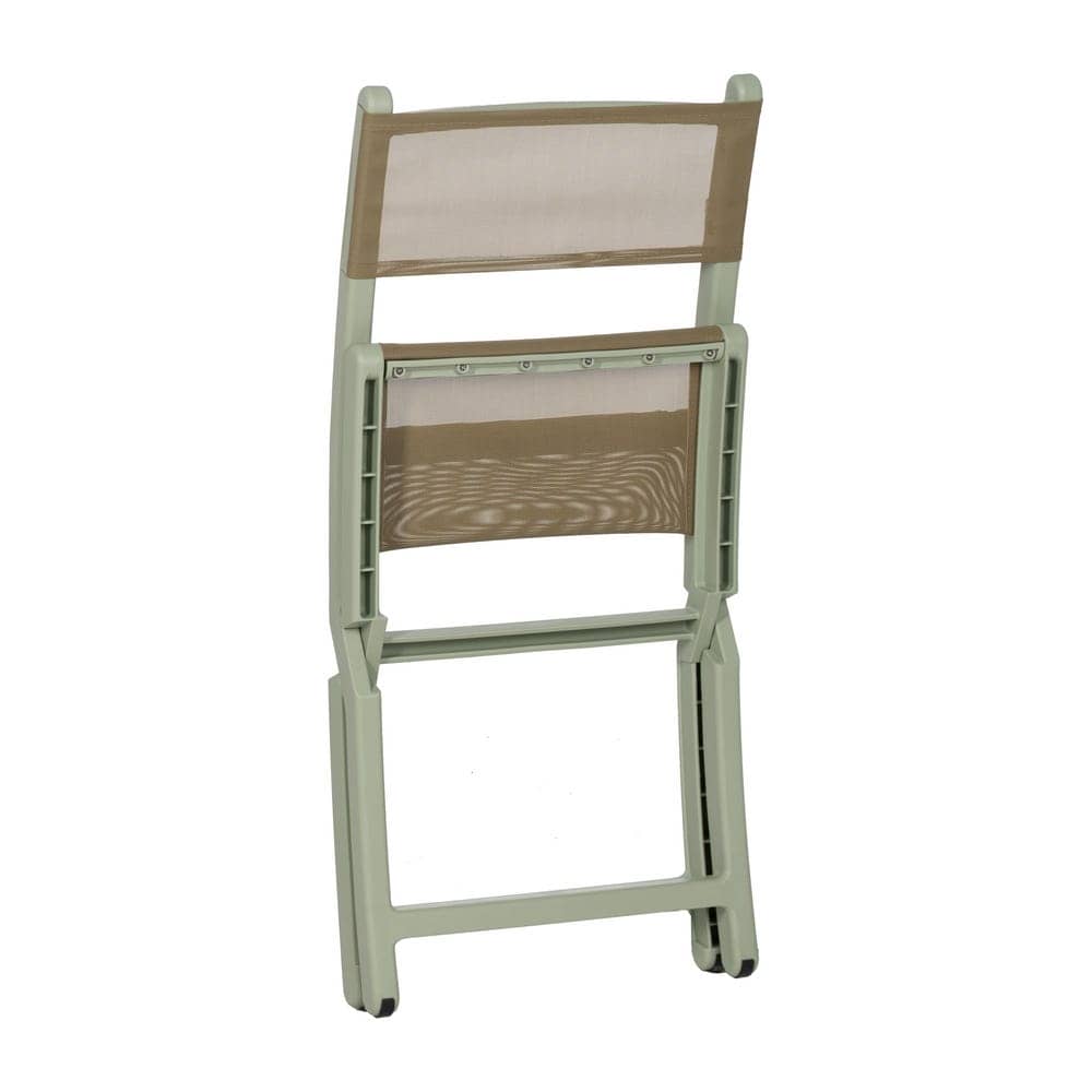 Pack de 4 Sillas Plegables Verdes Belmar - Diseño Funcional y Confort para Terraza y Jardín - Imagen 5