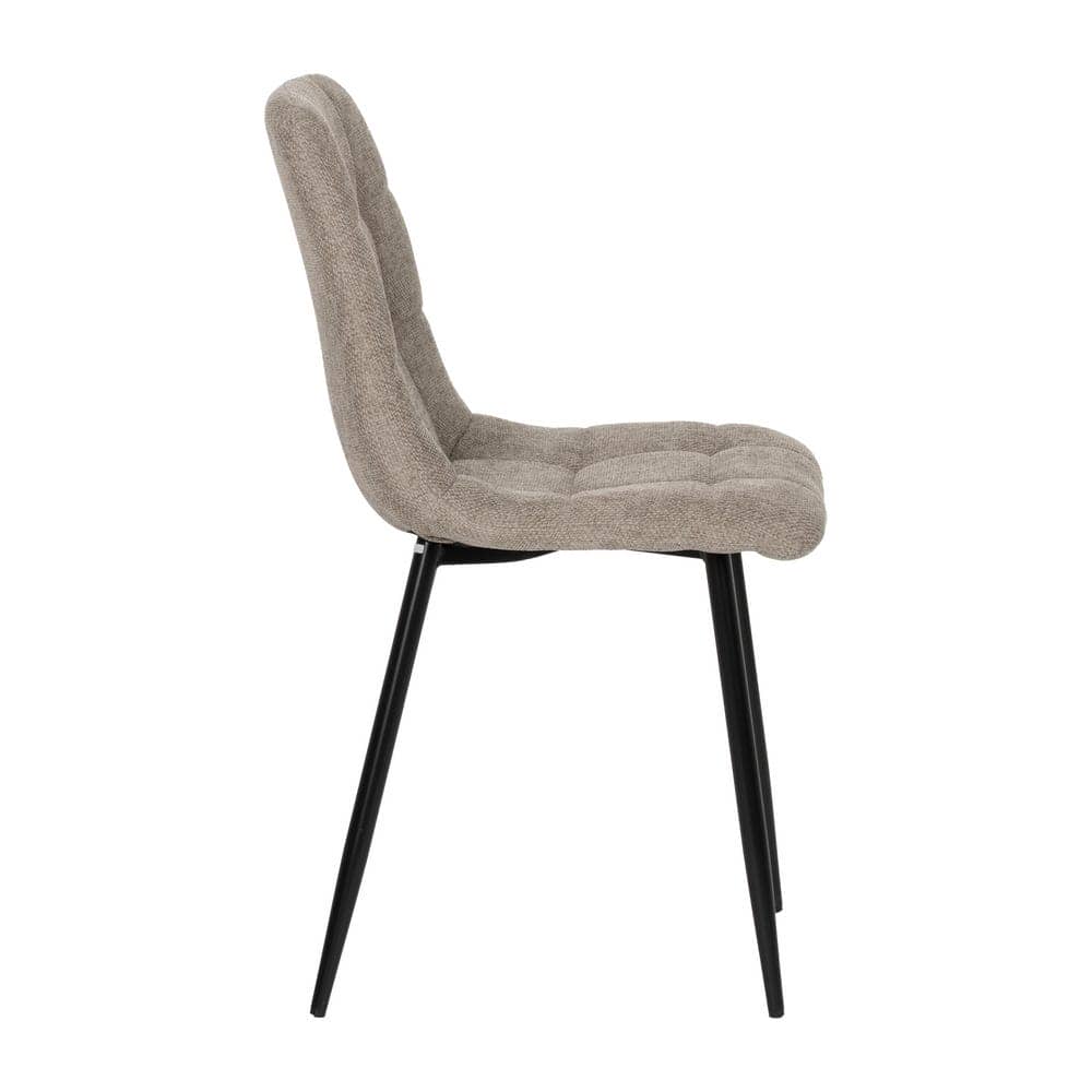 Pack de 4 Sillas Taupe Magnus para Contract con Patas de Metal - Diseño Moderno y Confortable para Restaurantes y Oficinas - Imagen 3