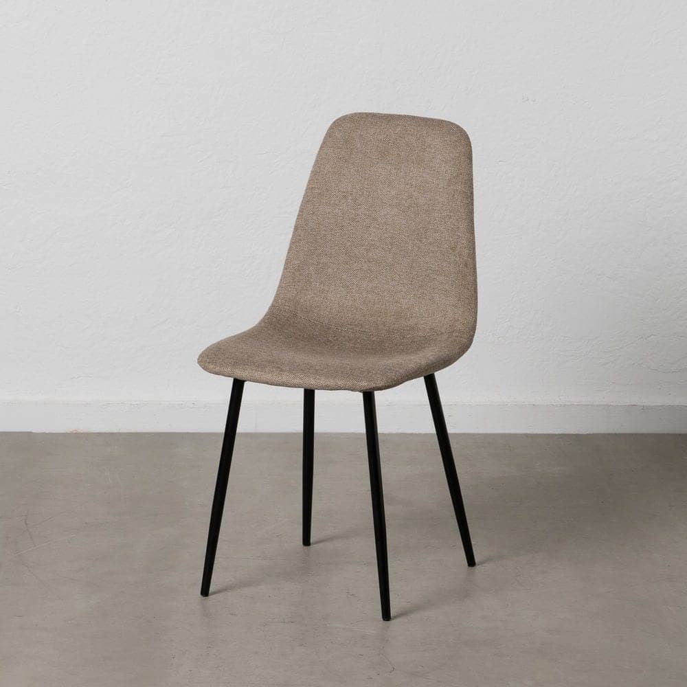 Pack de 4 Sillas Jace Taupe de Tela y Metal para Salón - Diseño Ergonómico y Moderno, 87 cm de Altura, Ideal para Comedores y Espacios Elegantes - Imagen 13