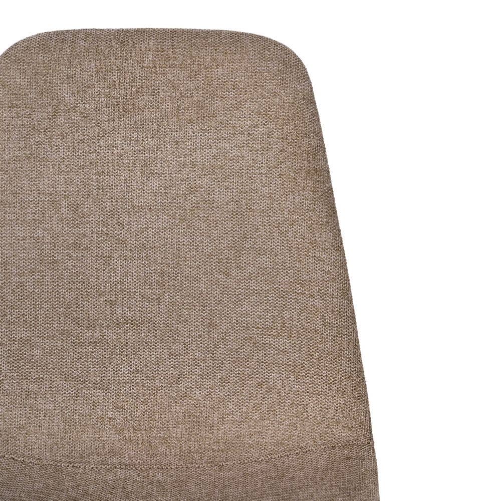 Pack de 4 Sillas Jace Taupe de Tela y Metal para Salón - Diseño Ergonómico y Moderno, 87 cm de Altura, Ideal para Comedores y Espacios Elegantes - Imagen 5