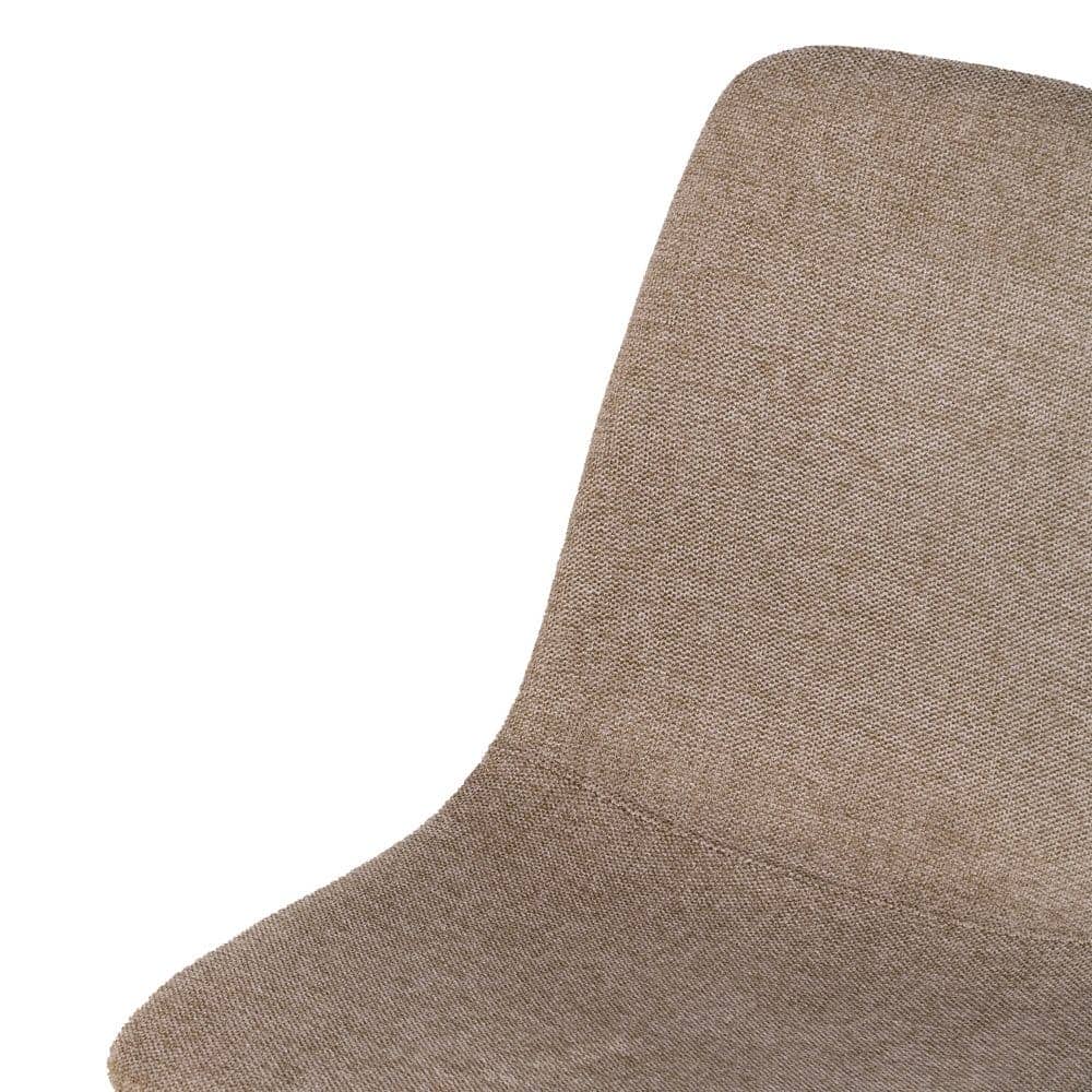 Pack de 4 Sillas Jace Taupe de Tela y Metal para Salón - Diseño Ergonómico y Moderno, 87 cm de Altura, Ideal para Comedores y Espacios Elegantes - Imagen 6