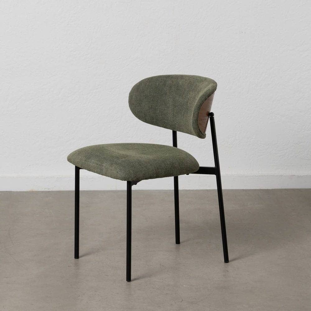 Pack de 4 Sillas Simon Verde con Tela y Metal - Diseño Ergonómico y Estilo Moderno para Comedor y Sala de Estar, 73,5 cm - Imagen 13