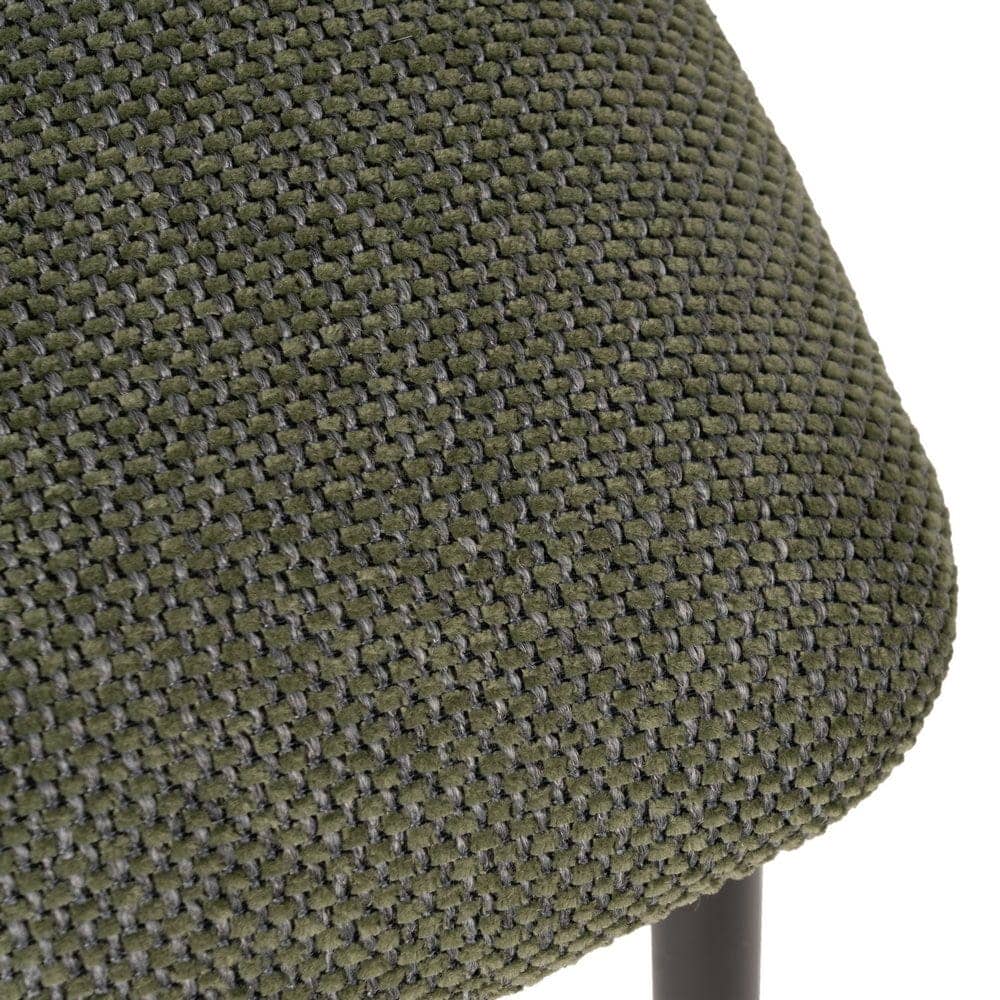 Pack de 4 Sillas Simon Verde con Tela y Metal - Diseño Ergonómico y Estilo Moderno para Comedor y Sala de Estar, 73,5 cm - Imagen 9