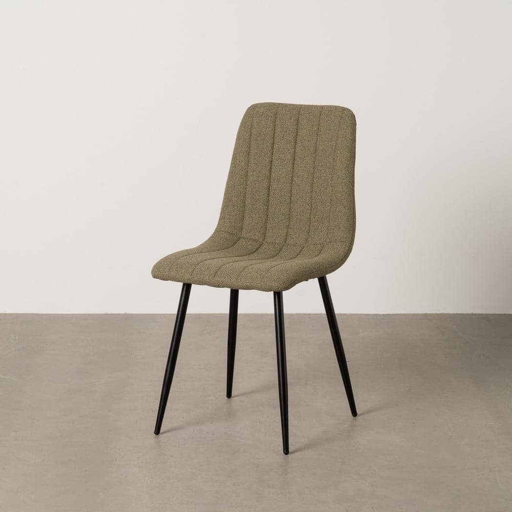 Pack de 4 Sillas Verdes de Tejido y Metal Thalric - Elegancia y Comodidad para tu Salón (88 cm) - Imagen 12