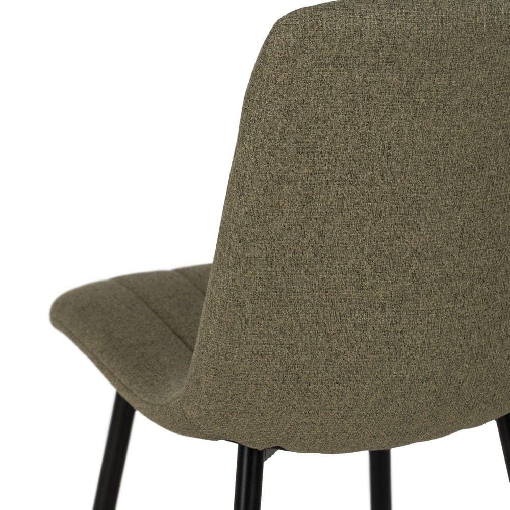 Pack de 4 Sillas Verdes de Tejido y Metal Thalric - Elegancia y Comodidad para tu Salón (88 cm) - Imagen 10