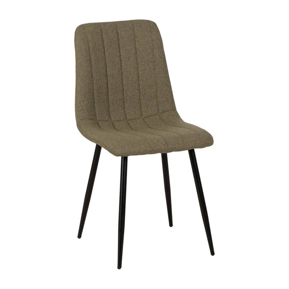 Pack de 4 Sillas Verdes de Tejido y Metal Thalric - Elegancia y Comodidad para tu Salón (88 cm) - Imagen 2
