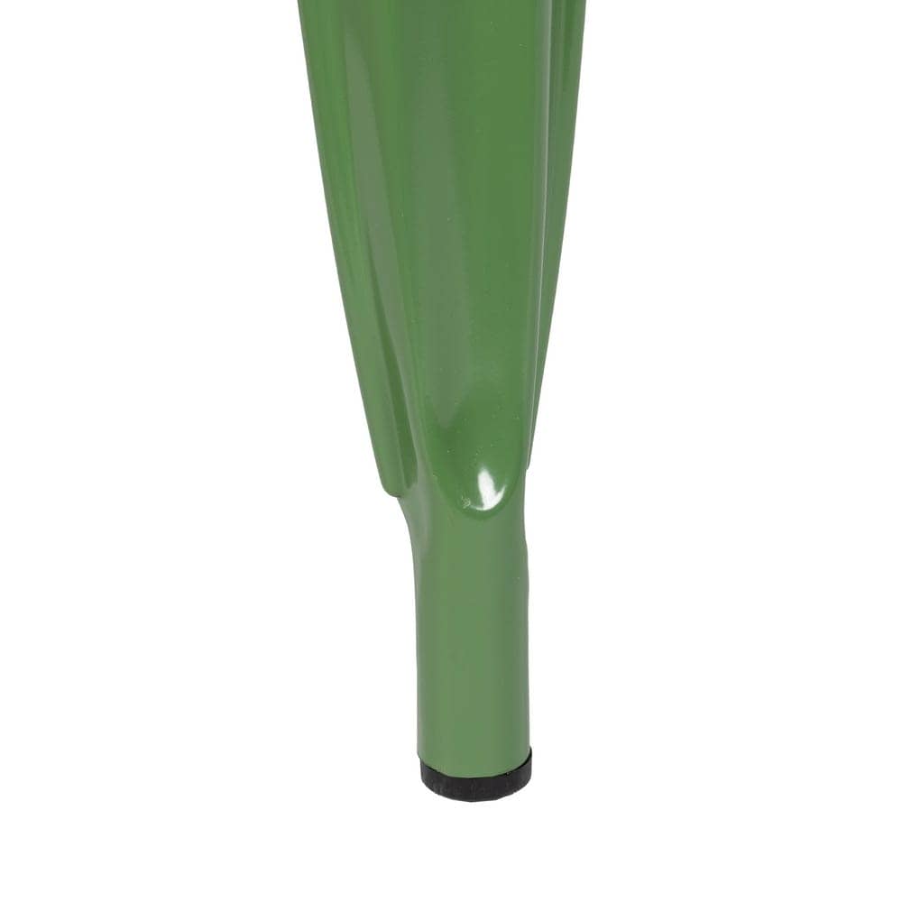 Pack de 4 Sillas Verdes de Metal Dallas Industrial - Diseño Sofisticado y Confortable para Comedor y Terraza (85 cm) - Imagen 12