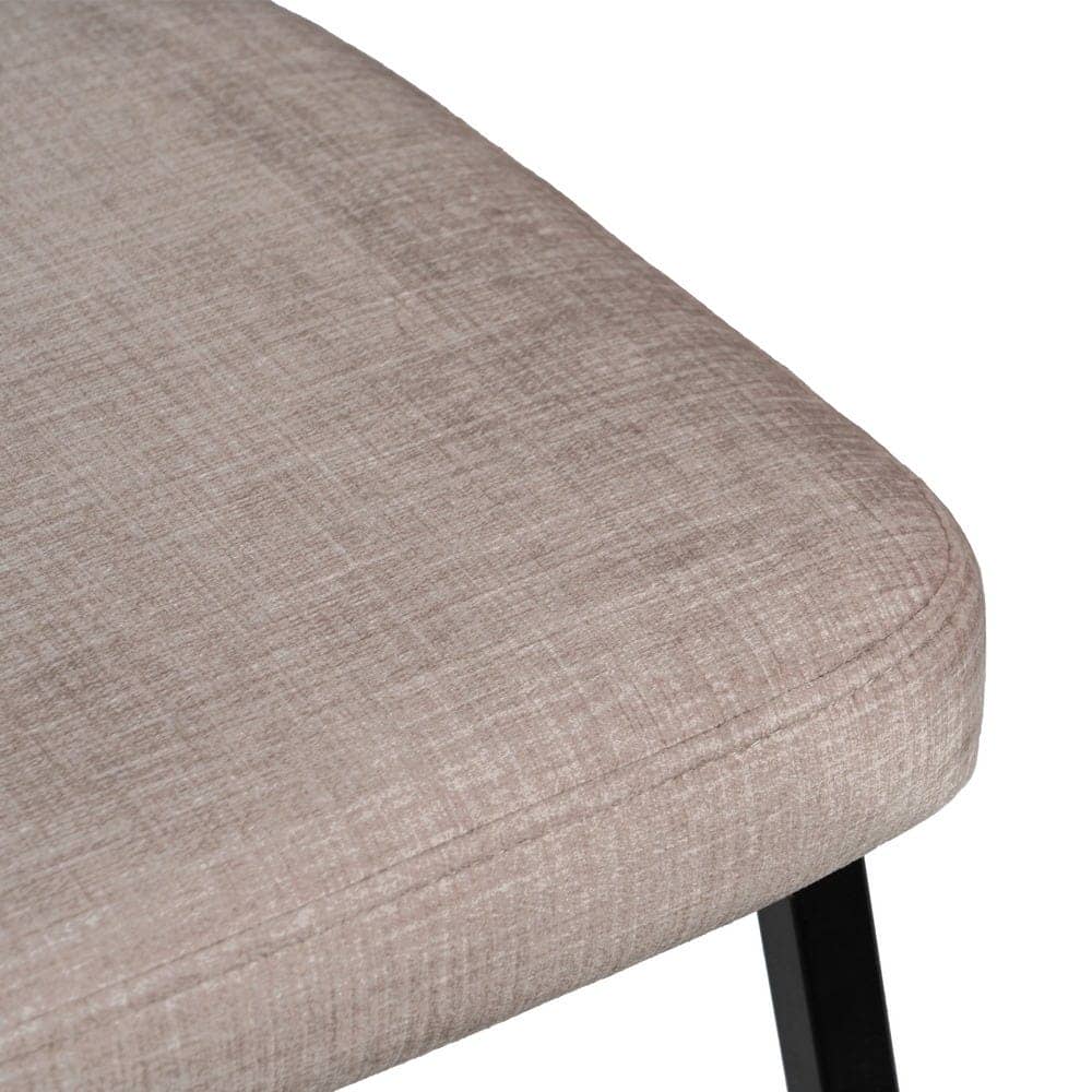 Pack de 4 Taburetes Beige con Patas de Acero - Diseño Moderno y Cómodo para Bares y Mesas Altas - Soporte hasta 120 kg, Ergonomía y Estilo para tu Hogar - Imagen 9