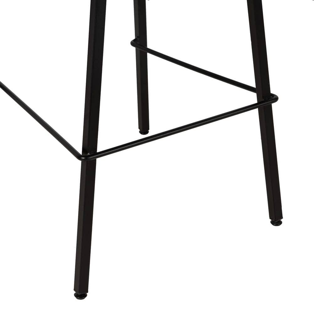 Pack de 4 Taburetes Mostaza de Tejido y Metal - Diseño Moderno y Ergonómico para Salones y Cocinas, Altura 77 cm, Soporte hasta 120 kg - Imagen 12
