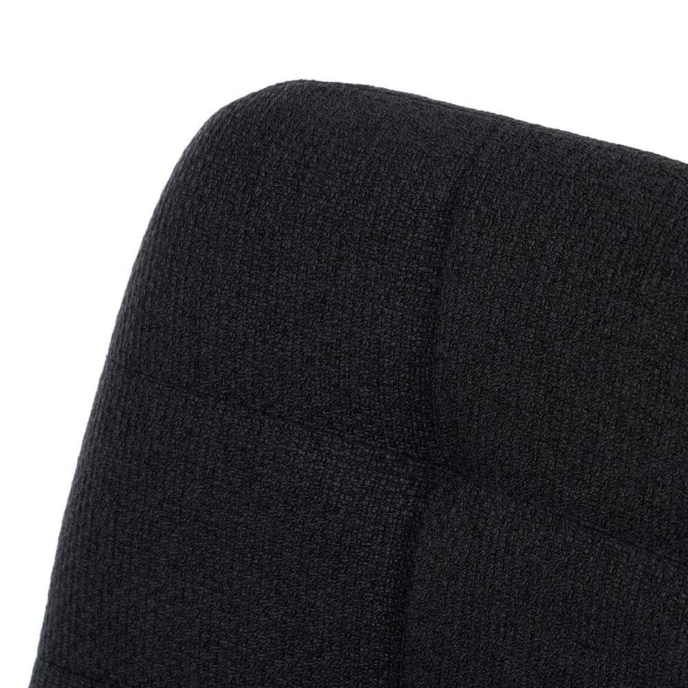 Pack de 4 Taburetes Negros con Estructura Metálica - Elegancia y Confort para Cocinas y Mesas Altas, 92 cm de Altura - Imagen 5