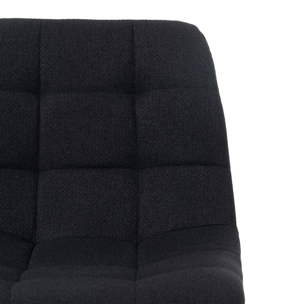 Pack de 4 Taburetes Negros con Estructura Metálica - Elegancia y Confort para Cocinas y Mesas Altas, 92 cm de Altura - Imagen 6