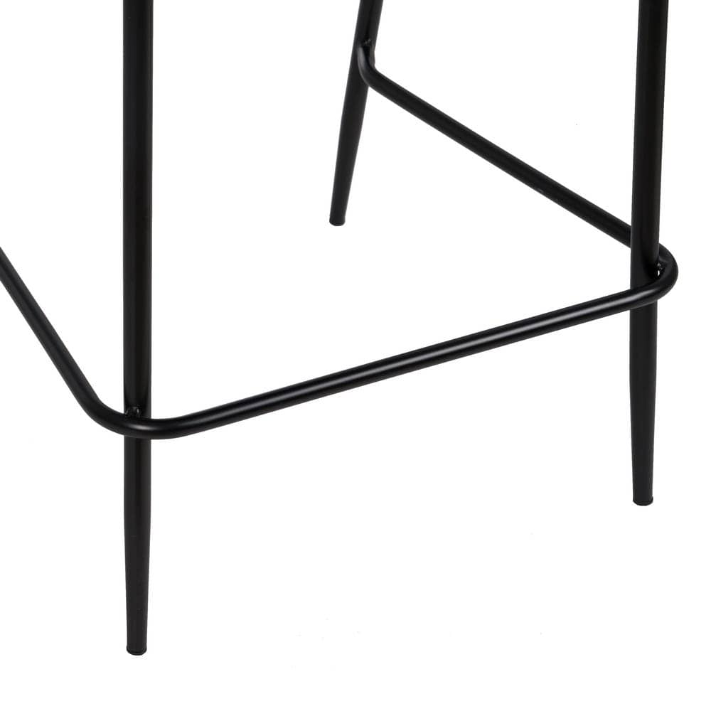 Pack de 4 Taburetes Verdes de Tejido y Metal para Salón - Diseño Ergonómico y Moderno, 104 cm de Altura, Confort y Estilo para tu Hogar - Imagen 12