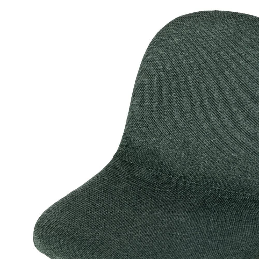 Pack de 4 Taburetes Verdes de Tejido y Metal para Salón - Diseño Moderno y Ergonómico, Altura de 63 cm, Perfectos para Barras y Mesas Altas - Imagen 6