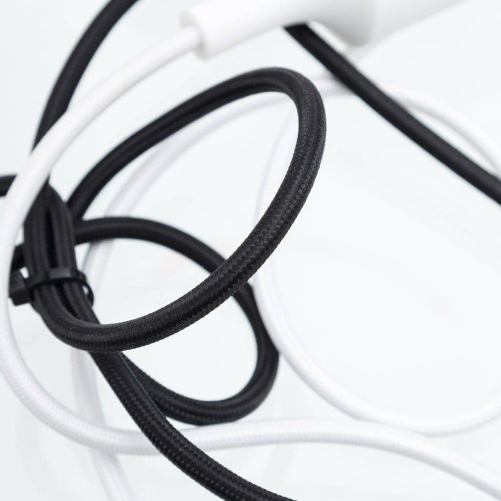 Pack de 5 Portalámparas Colgantes Negros E27 de Plástico y Silicona - 10 cm, Máx. 60W, Sin Tulipa - Imagen 4