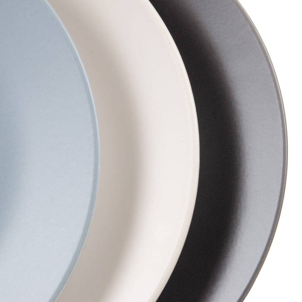 Pack de 6 Platos Llanos de Stoneware Azul de 26 cm - Elegancia y Durabilidad para tu Mesa Moderna - Imagen 4