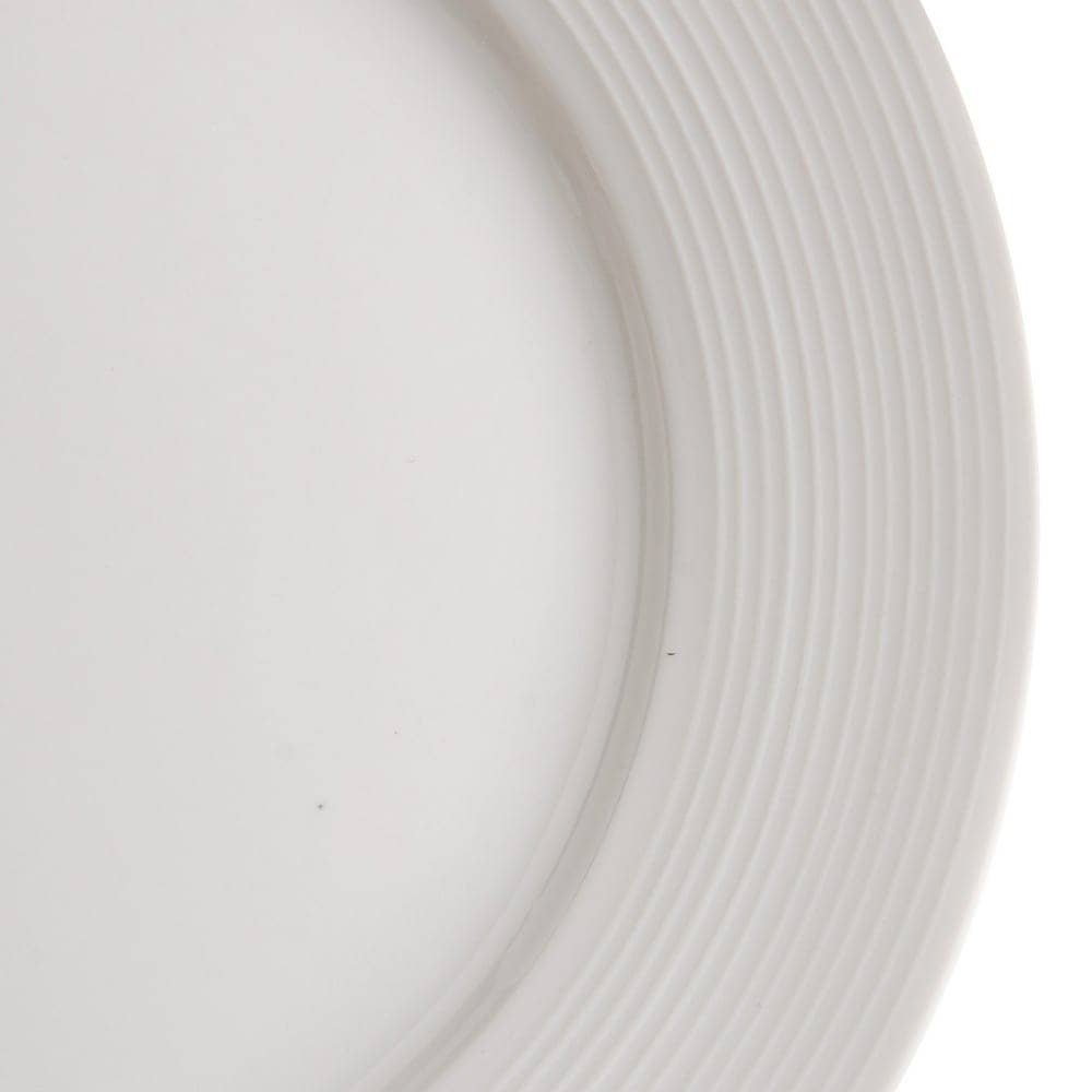Pack de 6 Platos Llanos de Porcelana Blanca - Elegancia y Versatilidad para tu Mesa, Apto para Microondas y Lavavajillas - Imagen 3