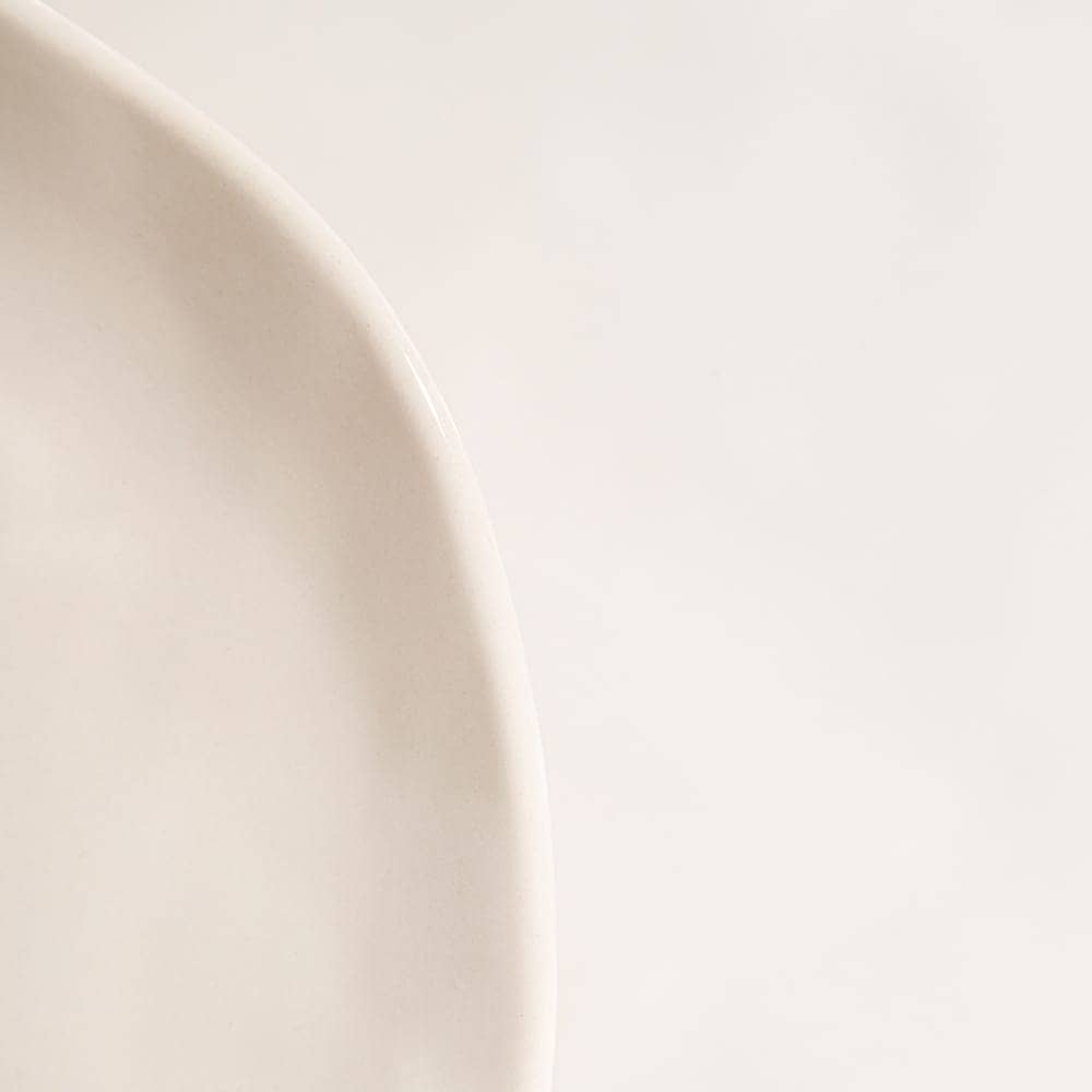 Pack de 6 Platos Postre Blancos de Stoneware 20 cm - Elegancia y Versatilidad para tu Mesa, Aptos para Lavavajillas y Microondas - Imagen 4