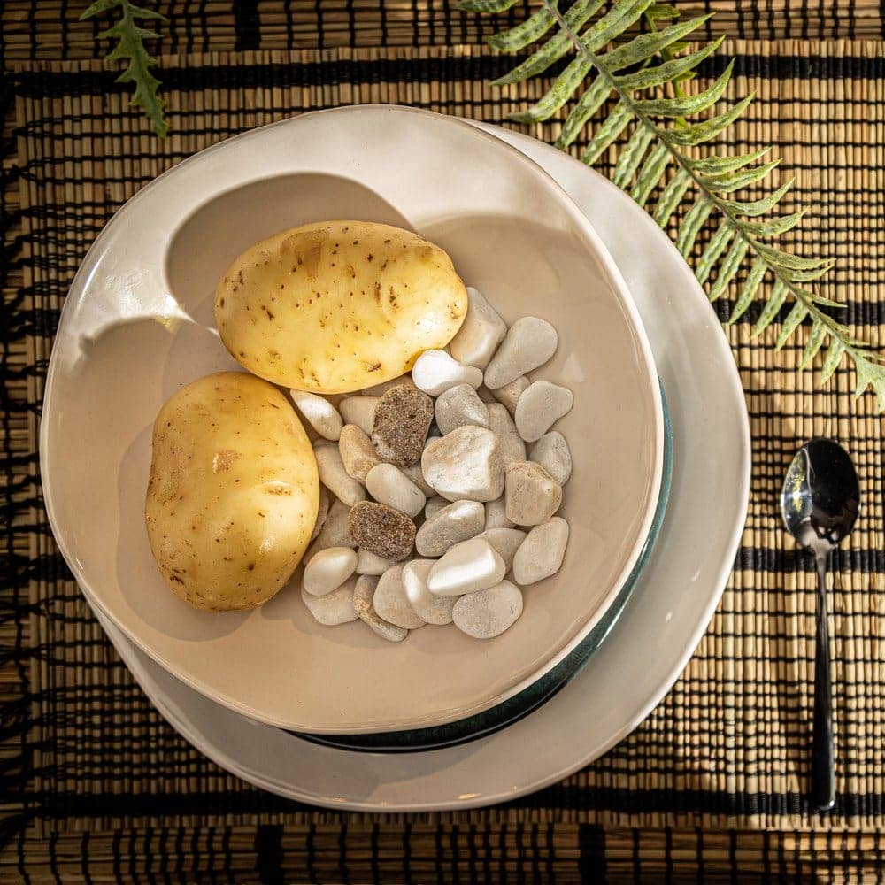 Pack de 6 Platos Postre Blancos de Stoneware 20 cm - Elegancia y Versatilidad para tu Mesa, Aptos para Lavavajillas y Microondas - Imagen 9