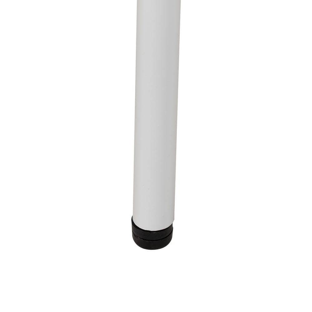 Pack de 6 Sillas Minimalistas Crema con Tejido de Poliester y Patas de Hierro - Diseño Moderno y Apilable para Comedores y Salones Kalden 76 cm - Imagen 11