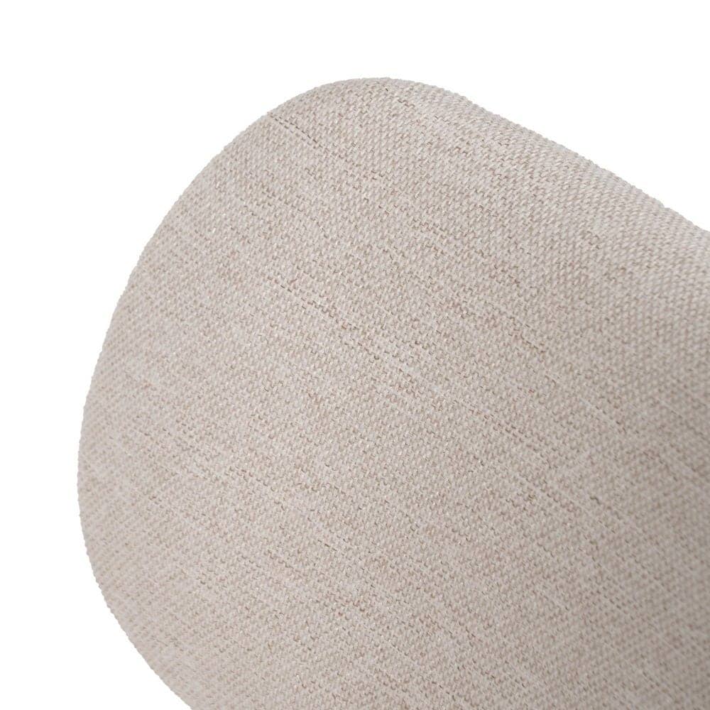 Pack de 6 Sillas Minimalistas Crema con Tejido de Poliester y Patas de Hierro - Diseño Moderno y Apilable para Comedores y Salones Kalden 76 cm - Imagen 6