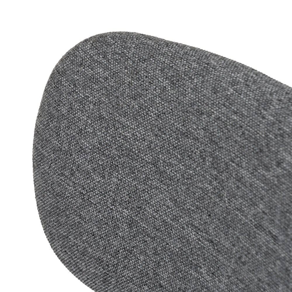 Pack de 6 Sillas Apilables Molric Gris de Tejido y Metal - Diseño Moderno y Práctico para Hogar y Oficina - Imagen 6