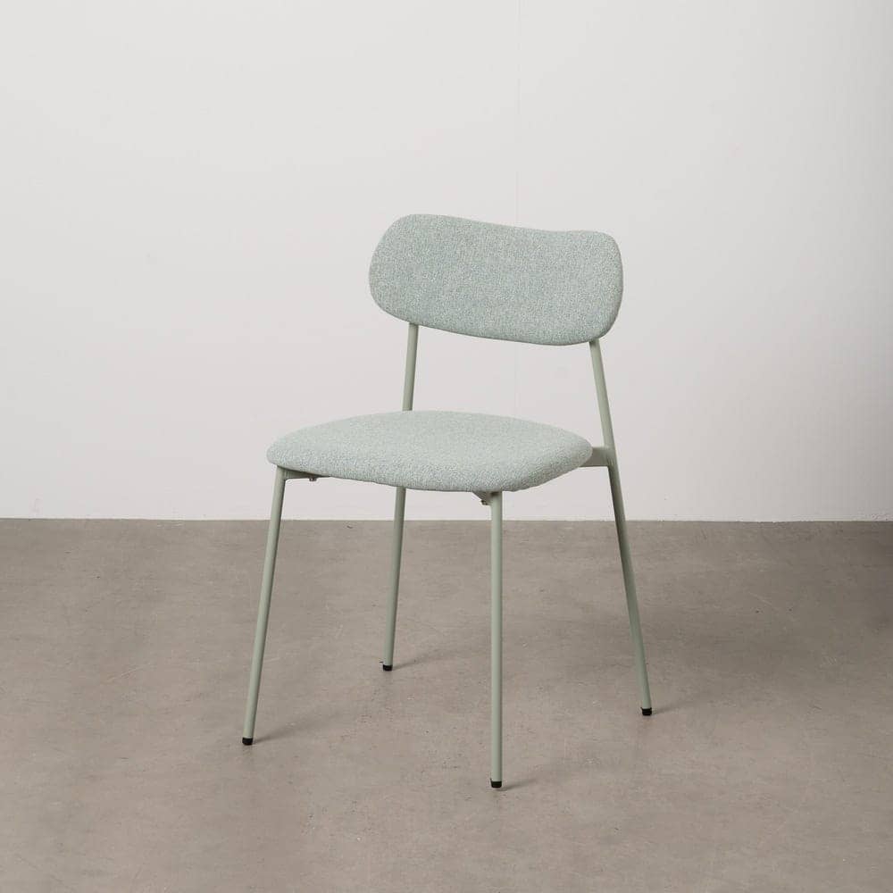 Pack de 6 Sillas Apilables Molric Verde de Tejido y Metal - Diseño Moderno y Confortable para Comedores y Oficinas, 76 cm - Imagen 12