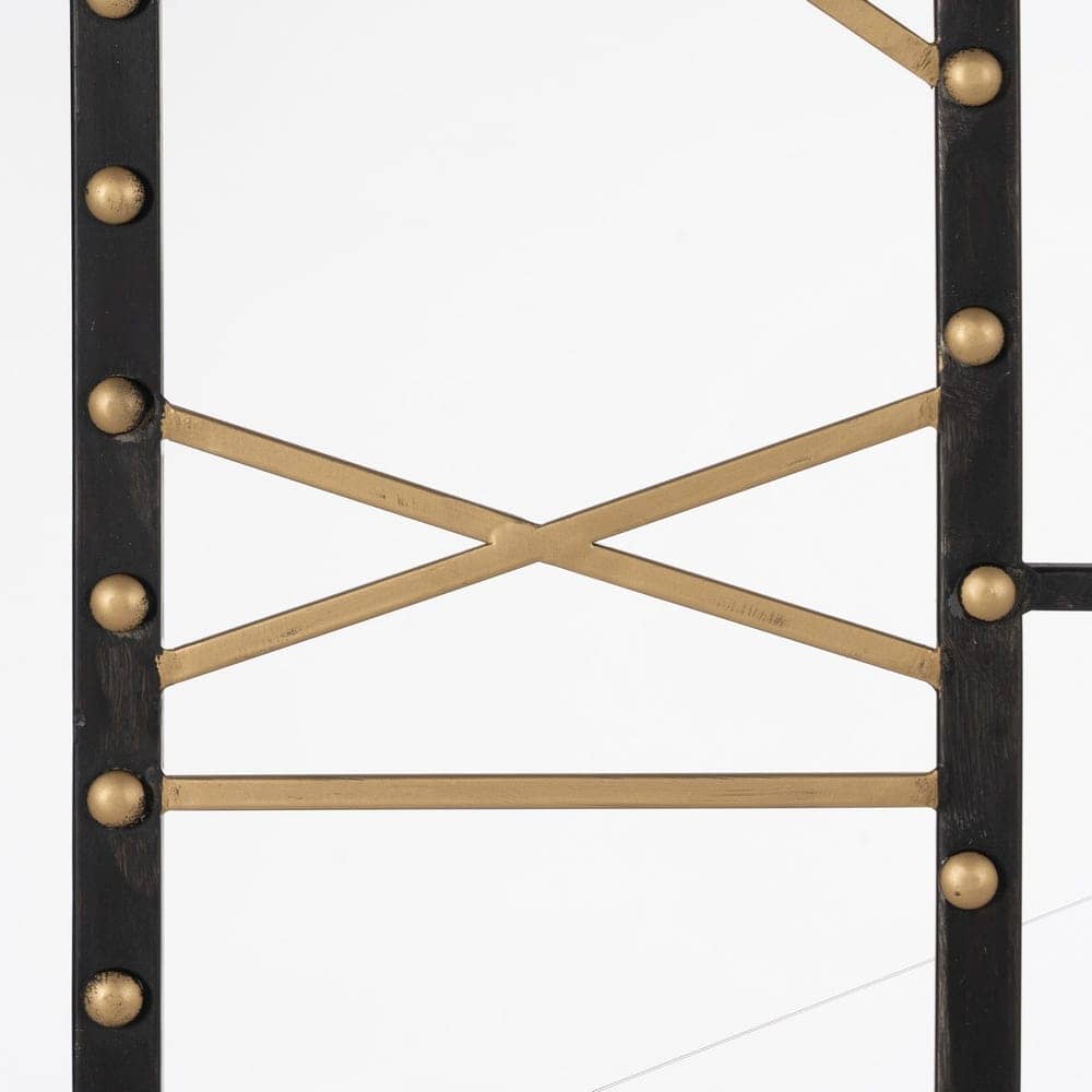 Reloj de Pared de Hierro Negro de 80 cm con Ganchos Incorporados - Diseño Moderno y Elegante para Decoración de Interiores - Imagen 4