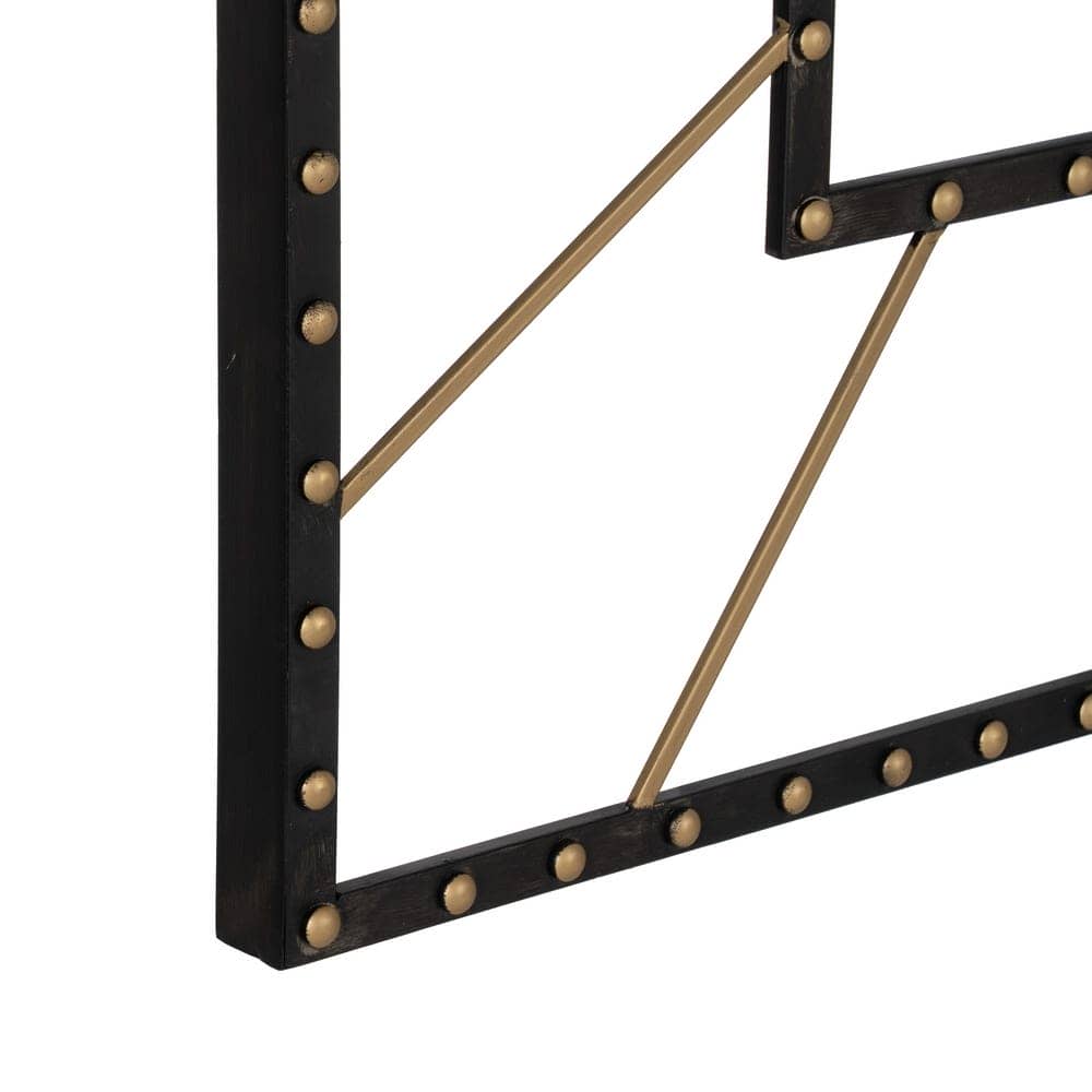 Reloj de Pared de Hierro Negro de 80 cm con Ganchos Incorporados - Diseño Moderno y Elegante para Decoración de Interiores - Imagen 6