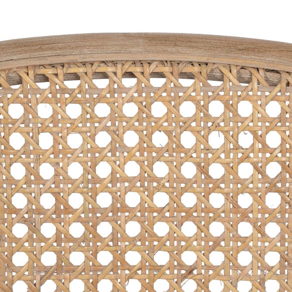 Silla Krylor Beige de Madera y Tejido - Elegante y Cómoda, Asiento Compacto de 89 cm, Ideal para Comedor y Oficina - Imagen 9