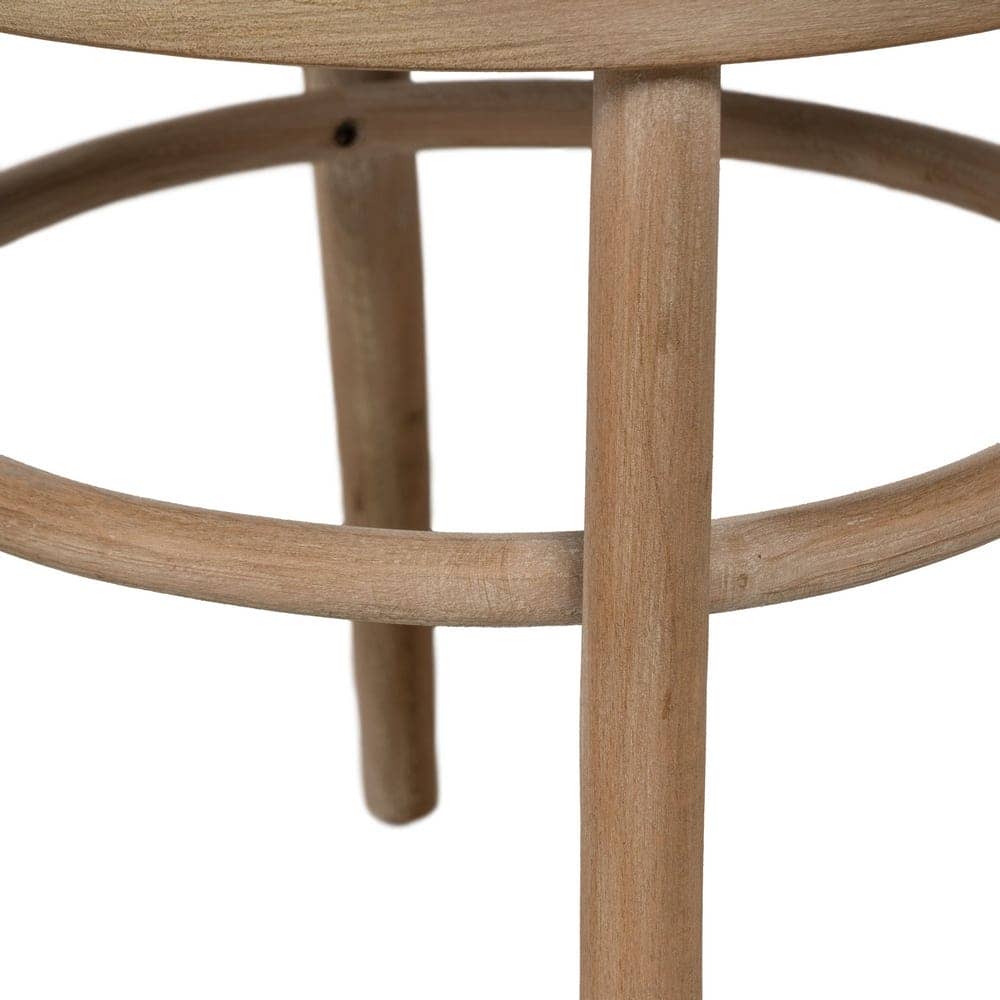 Silla Krylor Beige de Madera y Tejido - Elegante y Cómoda, Asiento Compacto de 89 cm, Ideal para Comedor y Oficina - Imagen 7