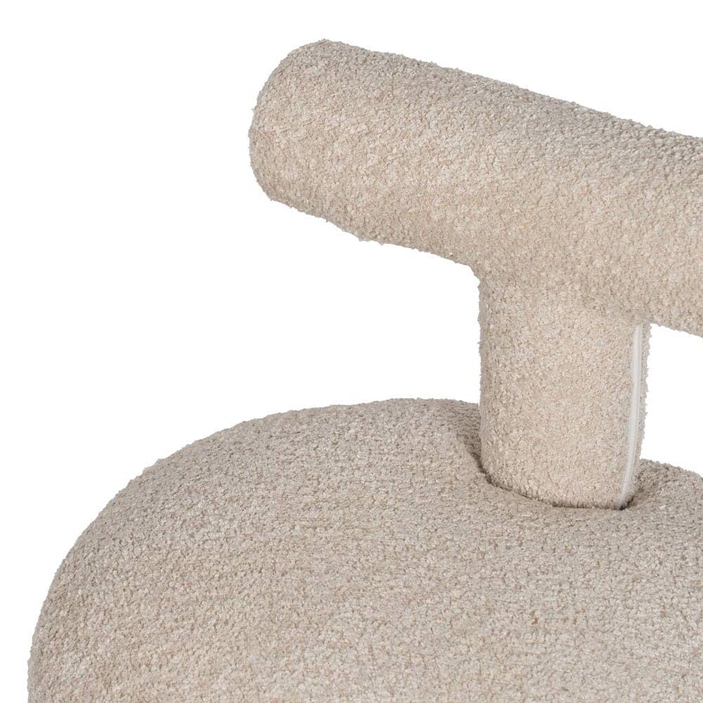 Silla Beige Tejido Baylor para Salón - Diseño Moderno y Confortable, 49 cm, Ideal para Espacios Elegantes - Imagen 5