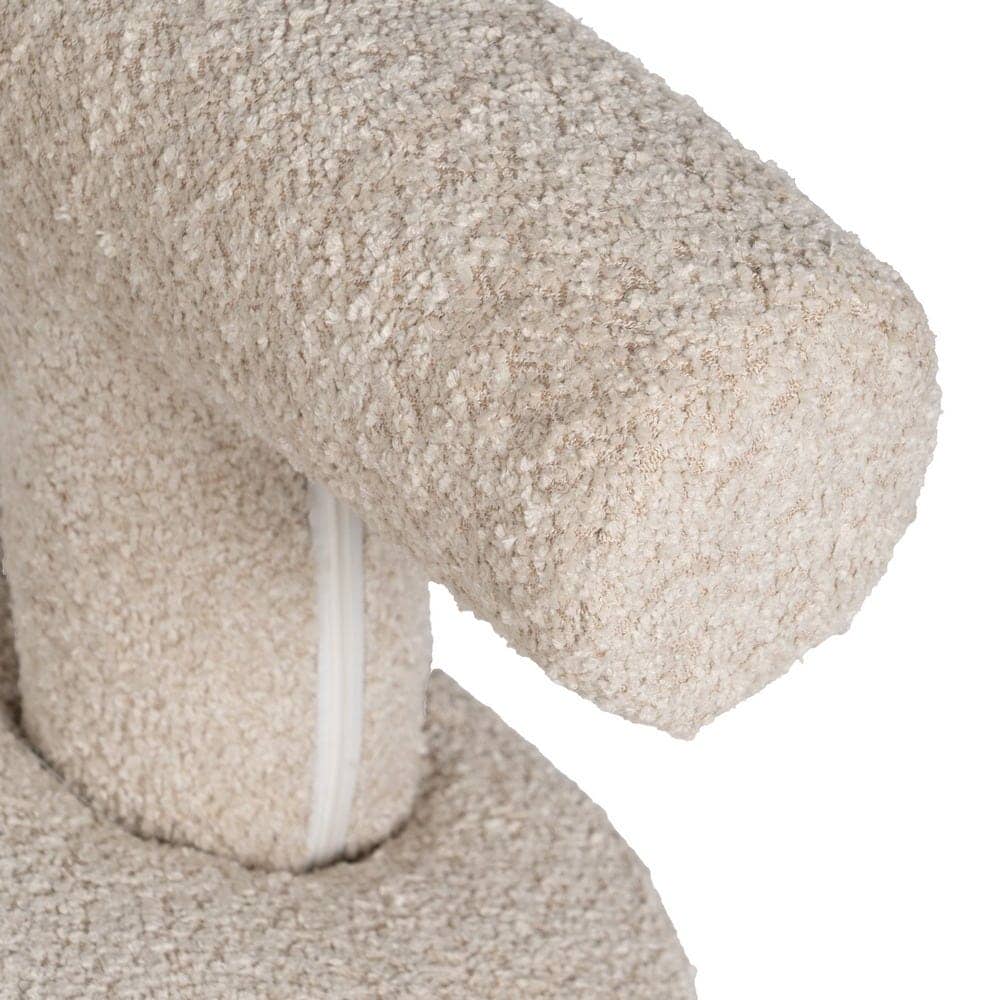 Silla Beige Tejido Baylor para Salón - Diseño Moderno y Confortable, 49 cm, Ideal para Espacios Elegantes - Imagen 6