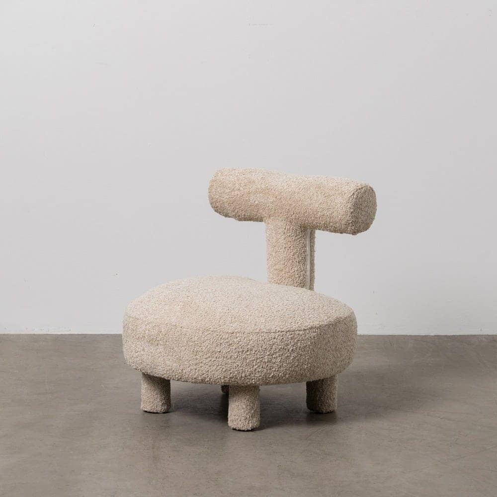 Silla Beige Tejido Baylor para Salón - Diseño Moderno y Confortable, 49 cm, Ideal para Espacios Elegantes - Imagen 9